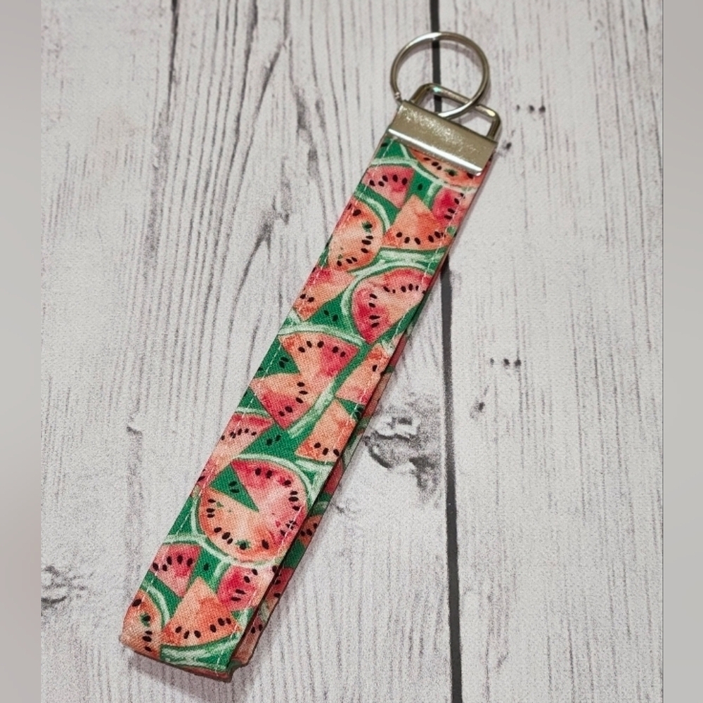 Watermelon Keychain/keyfob Wristlet